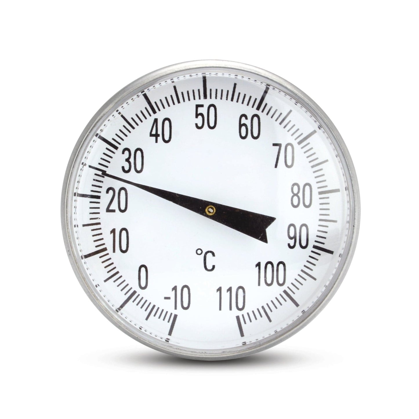 Un thermomètre Thermometre.fr est affiché sur fond blanc.