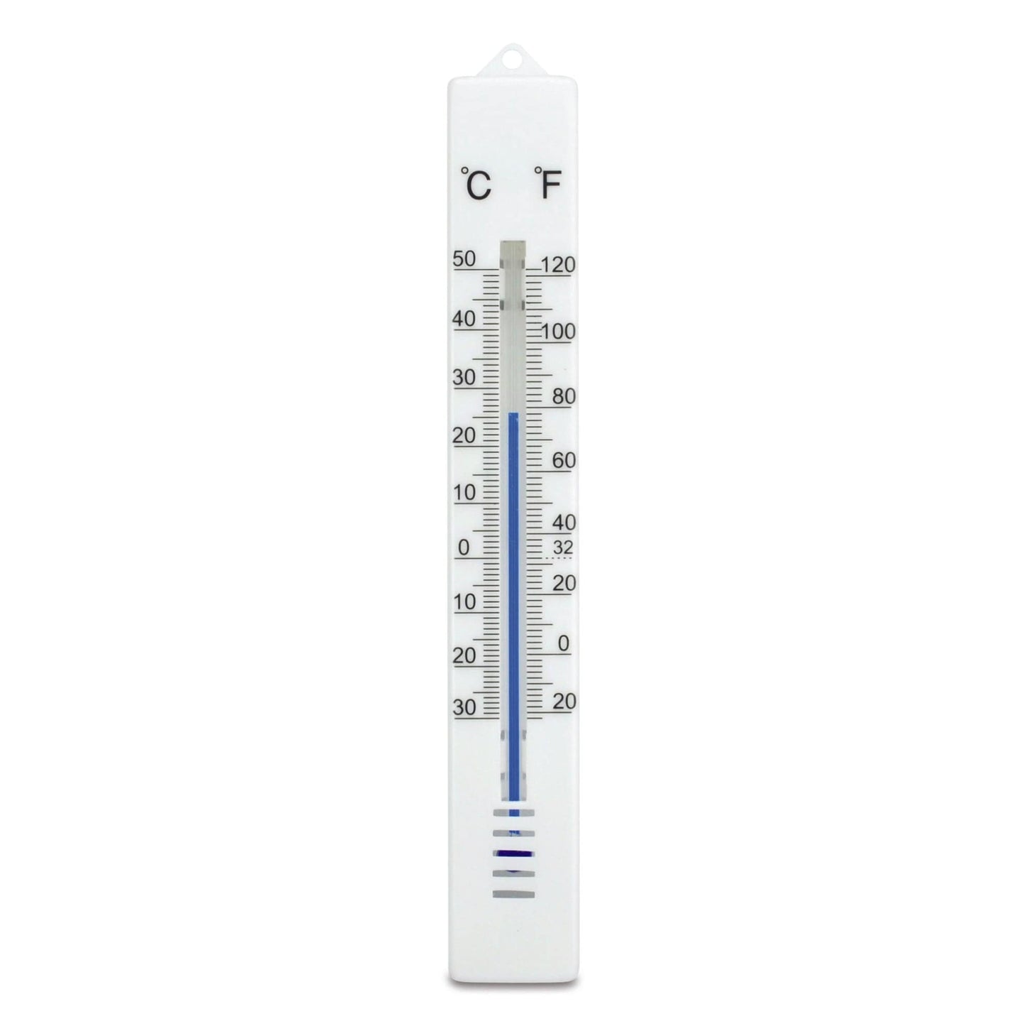 un Thermomètre d'ambiance - 25 x 175 mm par Thermometre.fr sur fond blanc.