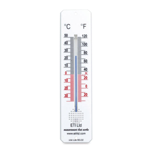 a Termometro ambiente - 45 x 195 mm di Thermometer.fr su sfondo bianco.