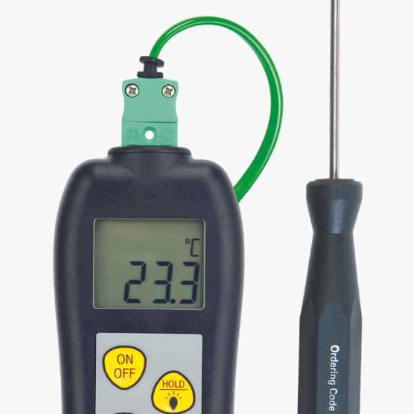 Thermomètre différentiel (livré avec 2 sondes type K-UNIV) - Code