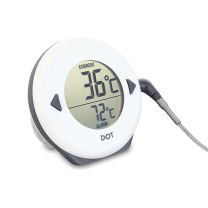 un Thermomètre de four numérique DOT de Thermometre.fr sur fond blanc.