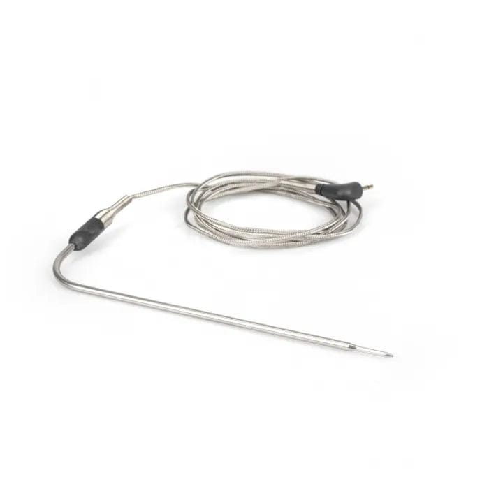 Une Sonde de pénétration DOT / ChefAlarm / SMOKE de Thermometre.fr, avec un fil en acier inoxydable, sur fond blanc.