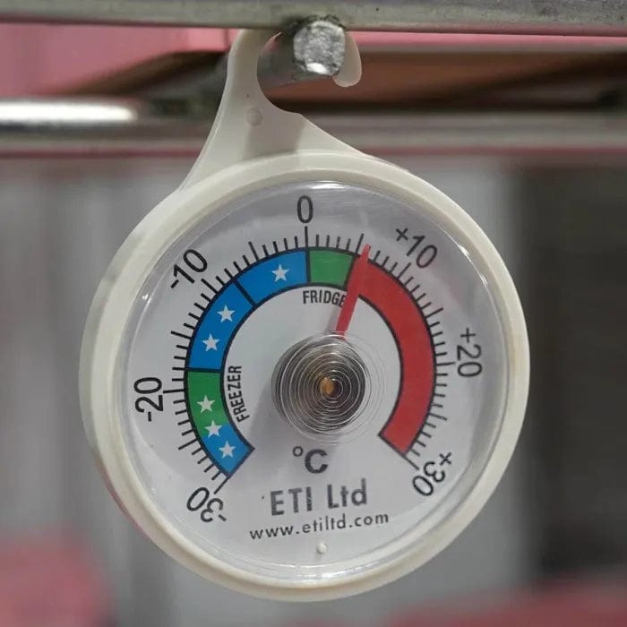 Thermomètre long Frigo Congélateur - 4 zones - Temp. de -40° à +40° C