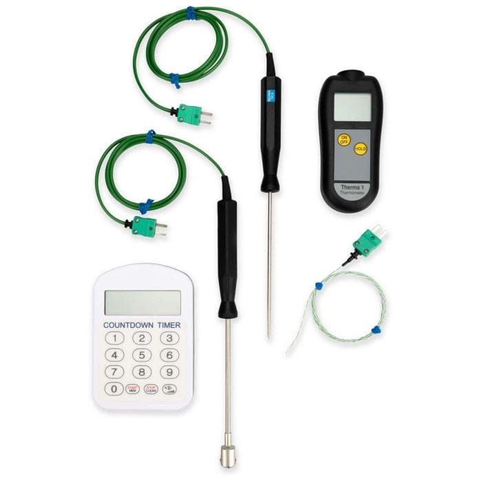 Kit de thermomètre pour le contrôle de la légionellose
