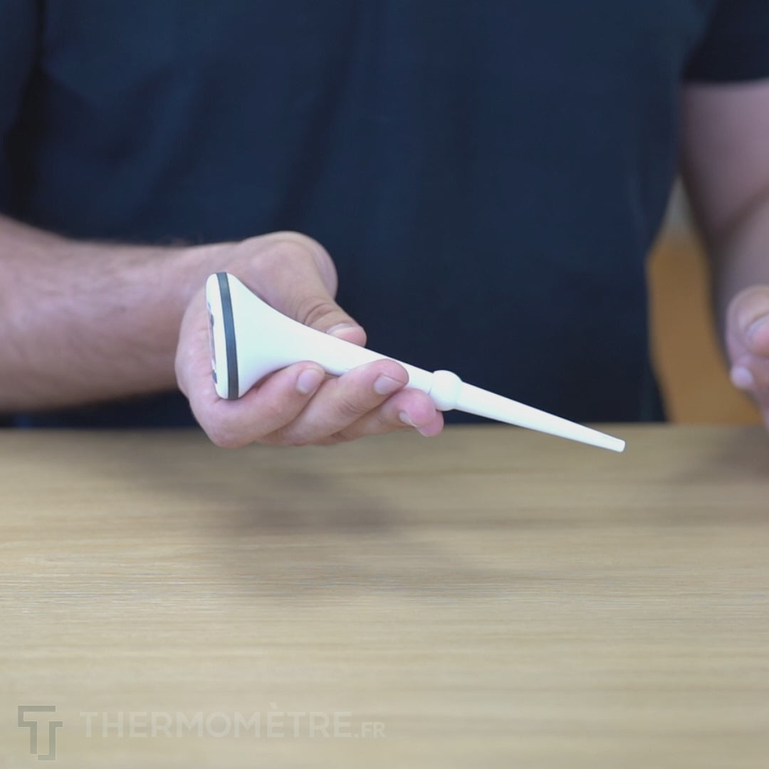 Vidéo explicative du Thermomètre étanche ThermaProbe avec affichage rotatif