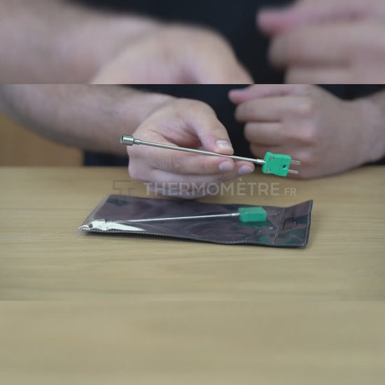 Vidéo explicative de la Sonde de température de surface à ruban