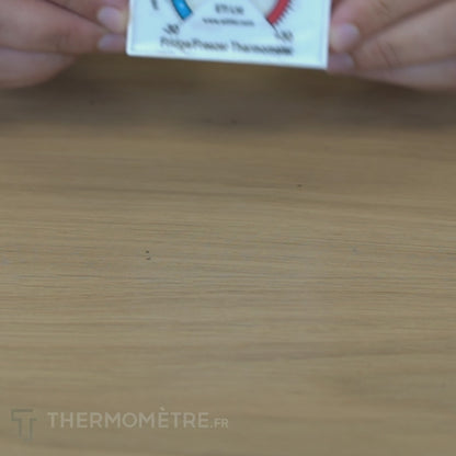 vidéo explicative du Thermomètre pour réfrigérateur ou congélateur avec cadran de 70 mm