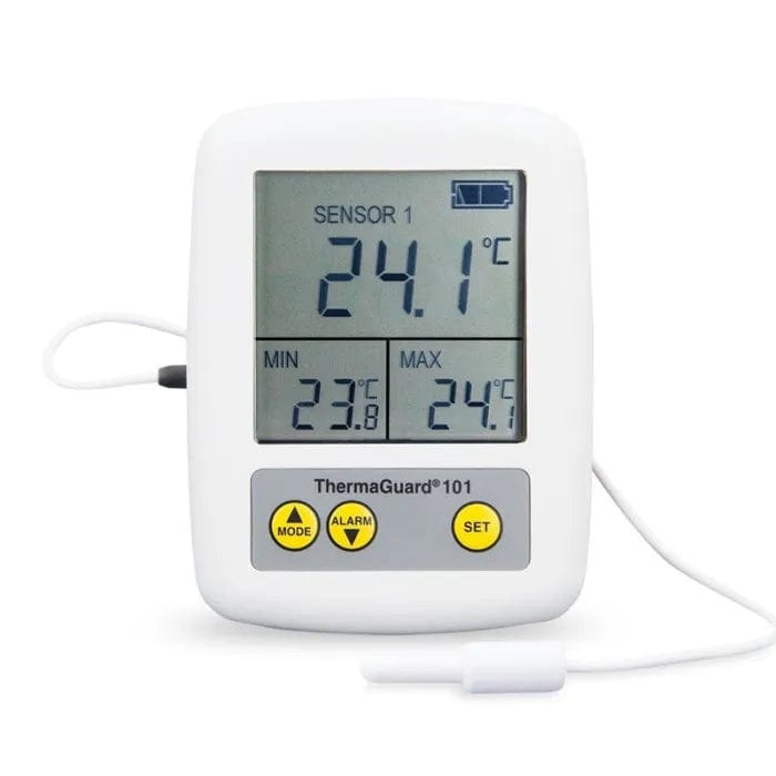 Thermomètre ThermaGuard avec alarme pour réfrigérateur et congélateur –
