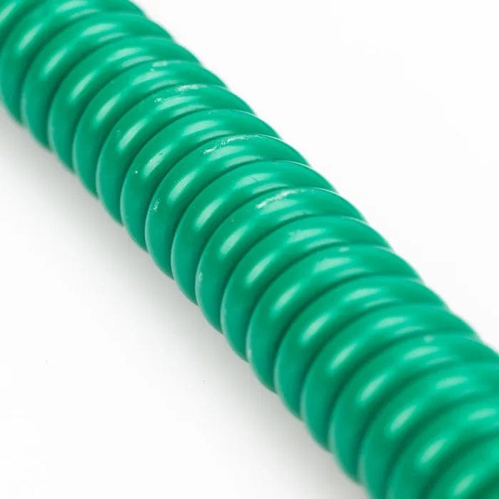 Une Sonde de température de surface étanche Thermometre.fr verte sur fond blanc.