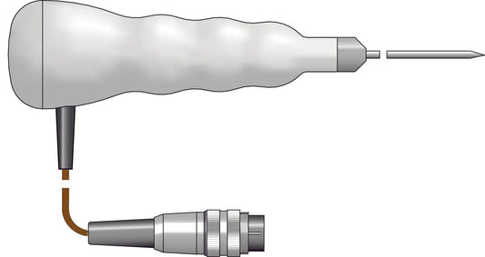 une Sonde de pénétration Therma 22 à réponse rapide avec une aiguille attachée par Thermometre.fr.