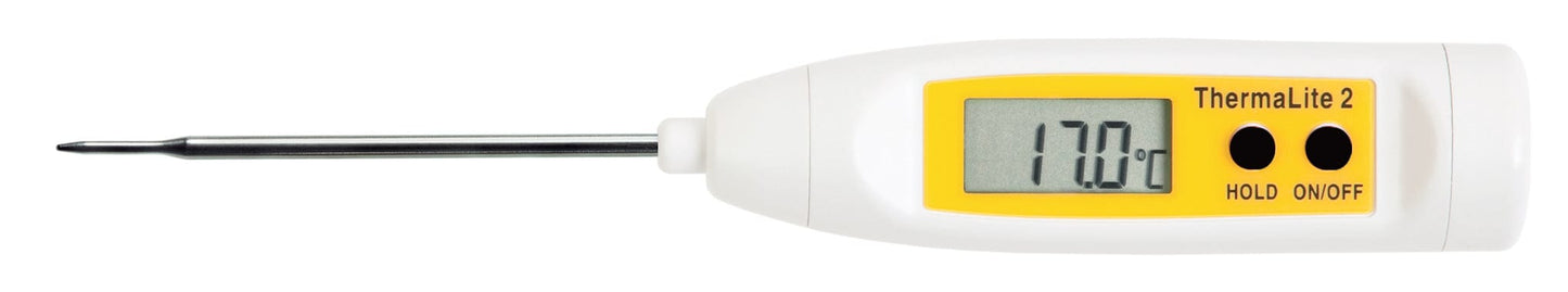 un Thermomètres de restauration Thermomètre numérique ThermaLite 2 sur fond blanc, de la marque Thermometre.fr.