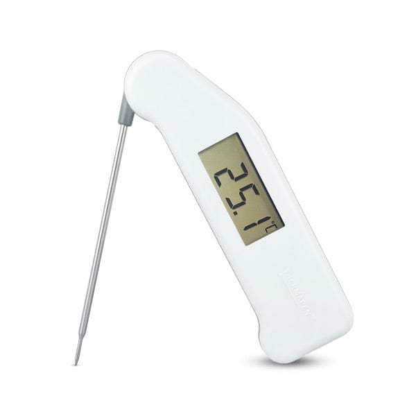 un thermomètre numérique Thermomètres Thermapen® Classic sur fond blanc de Thermometre.fr.