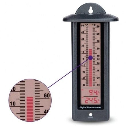 Un Thermomètre numérique Max Min avec graphique à barres LCD de la marque Thermometre.fr .