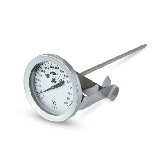 un Thermomètre à friture de Thermometre.fr sur fond blanc.
