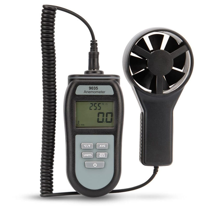 un Thermomètre anémomètre 9035 avec un ventilateur attaché de Thermometer.eu.