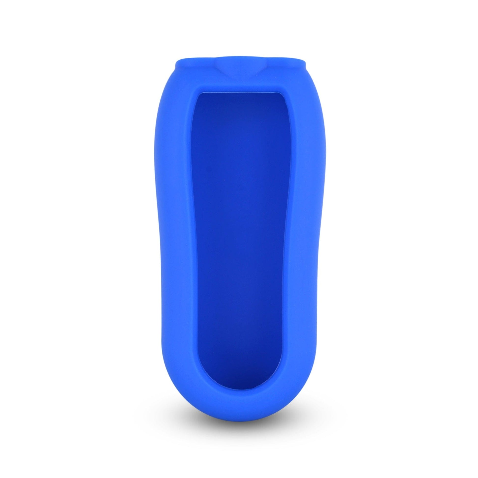 une bouteille en plastique bleue sur fond blanc est devenue une Coque de protection en silicone pour la série Therma, Food Check et plus de Thermometre.fr.