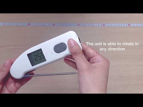 Vidéo explicative du Thermapen® infrarouge avec sonde escamotable