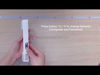 Vidéo explicative du Thermomètre numérique max / min avec capteur de température interne