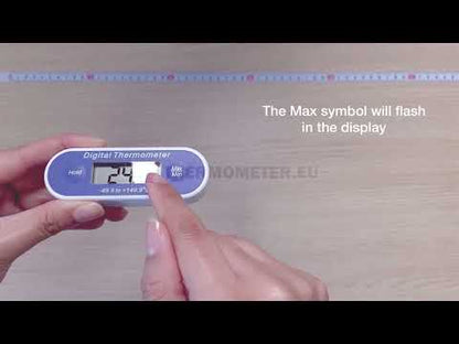 Vidéo explicative du Thermomètre étanche - Thermomètre de poche en T