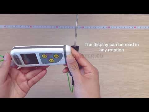 Vidéo explicative du Thermomètre intelligent Tempest 2 avec affichage rotatif